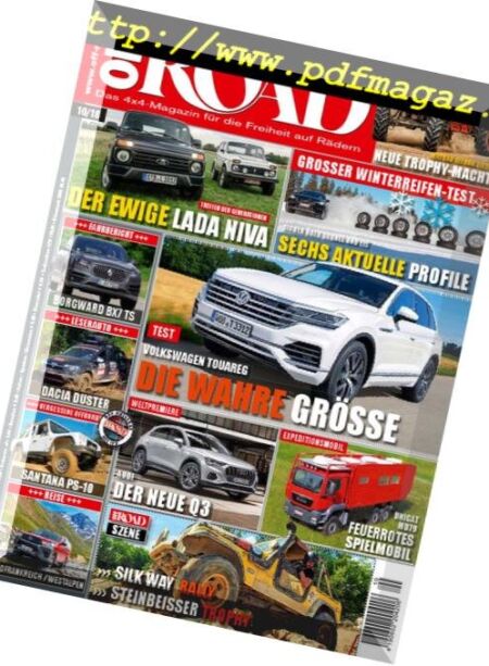 Off Road Germany – Oktober 2018 Cover