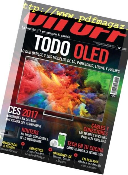 On Off Magazine – enero 2017 Cover