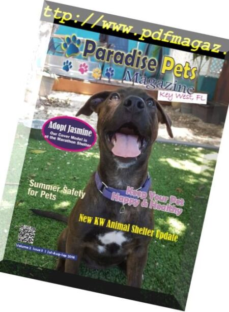 Paradise Pets Key West – July 2016 Cover