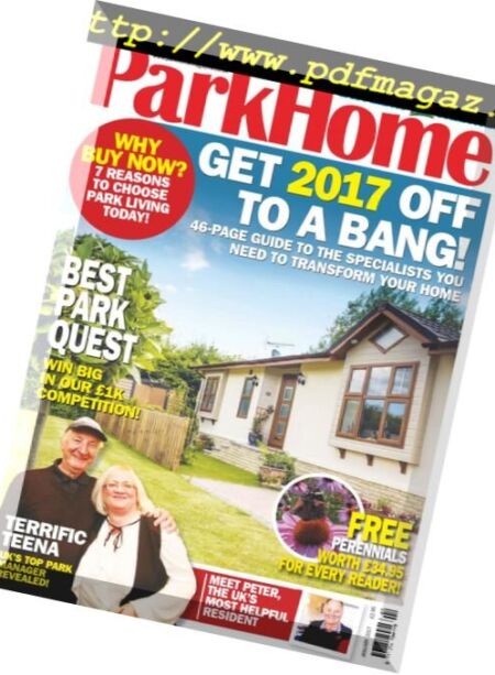 Park Home & Holiday Caravan – January 2017 Cover