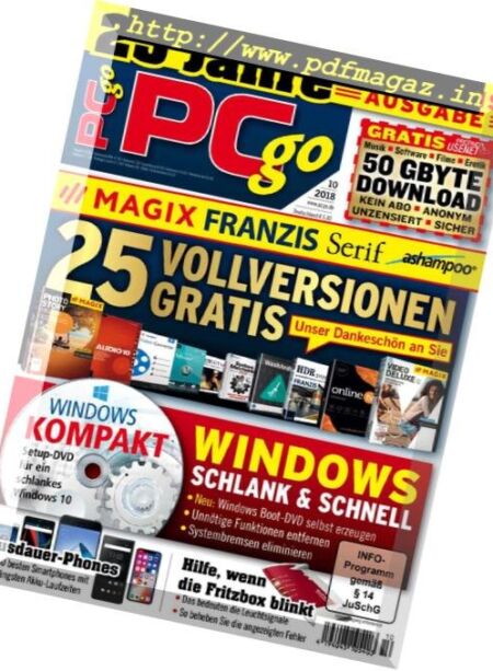 PCgo – Oktober 2018 Cover