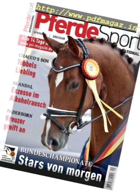 Pferdesport International – 15 September 2018 Cover