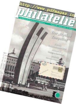 Philatelie – Oktober 2018