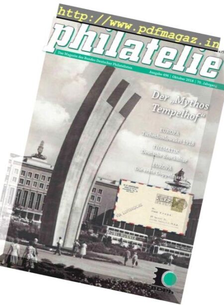Philatelie – Oktober 2018 Cover