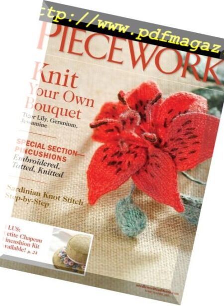 PieceWork – March-April 2015 Cover