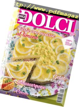 piuDOLCI – Luglio-Agosto 2018