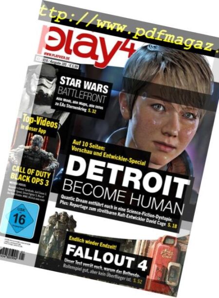 Play4 Germany – Dezember 2015 Cover