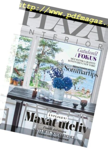 Plaza InteriOr – maj 2016 Cover