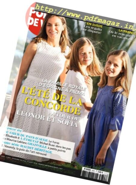 Point de Vue – 14 aout 2018 Cover