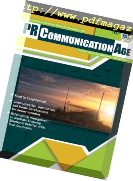 PR Communication Age – October 2016 Cover