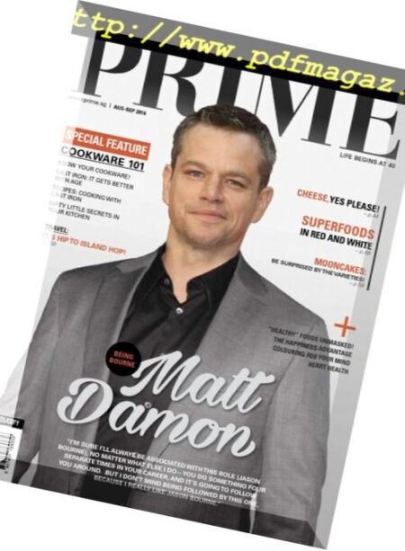 Prime Singapore – August-September 2016 Cover