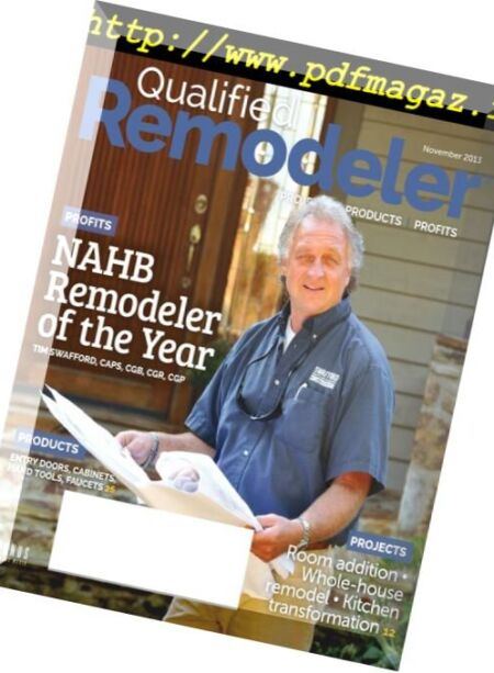Qualified Remodeler Magazine – November 2013 Cover
