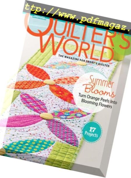 Quilter’s World – April 2016 Cover