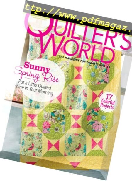 Quilter’s World – January 2016 Cover