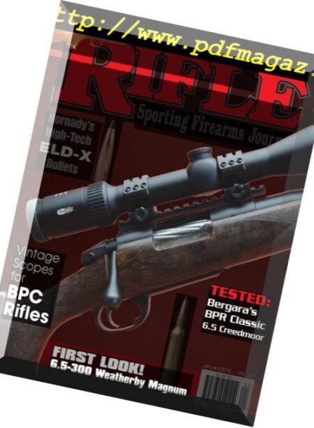 Rifle Magazine – January-February 2016 Cover