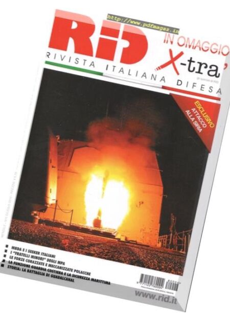 Rivista Italiana Difesa – Giugno 2018 Cover