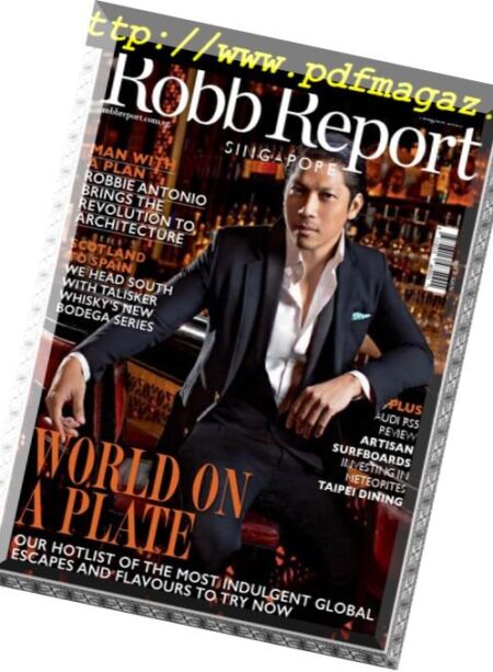 Robb Report Singapore – August 2018 Cover
