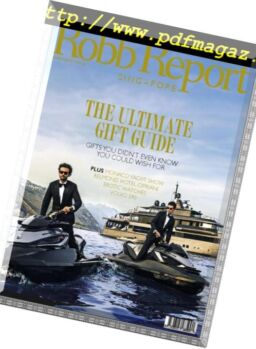 Robb Report Singapore – December 2016
