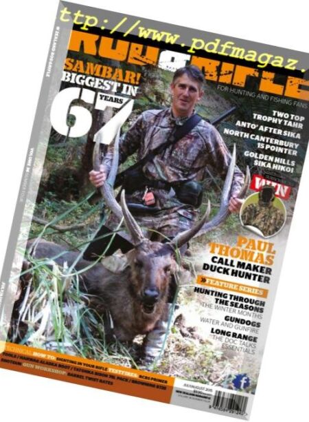 Rod & Rifle New Zealand – July-August 2015 Cover