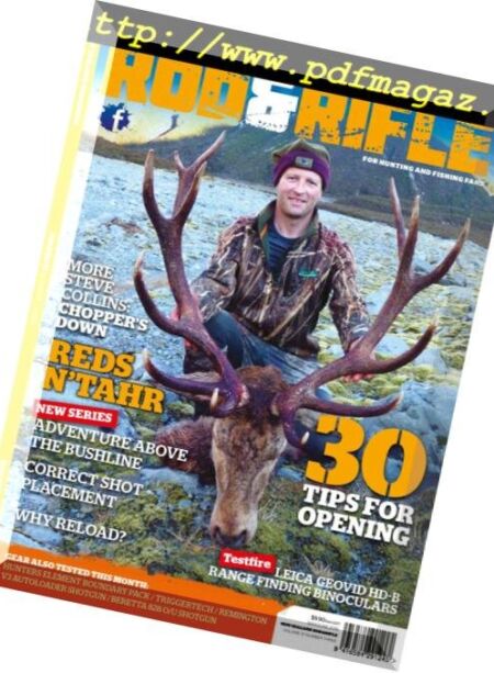 Rod & Rifle New Zealand – May-June 2016 Cover