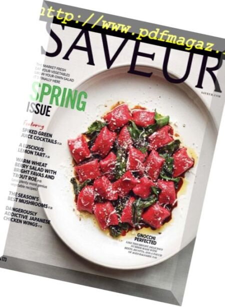 Saveur – April-May 2015 Cover