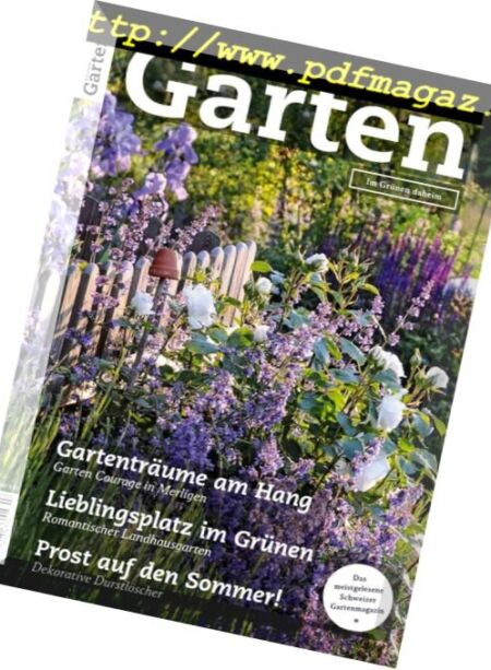 Schweizer Garten – Juli 2018 Cover