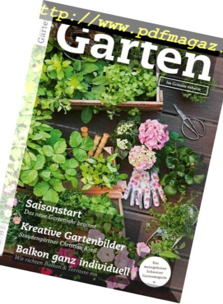 Schweizer Garten – Marz 2018 Cover