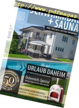 Schwimmbad & Sauna – Juni-Juli 2018