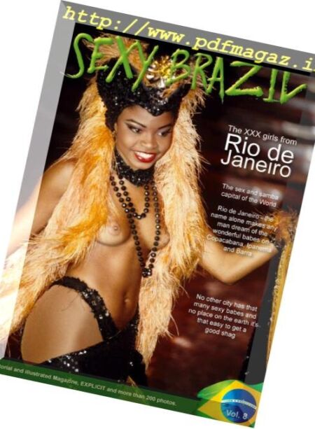Sexy Brazil Editorial Photo Magazine – September 2018 Cover