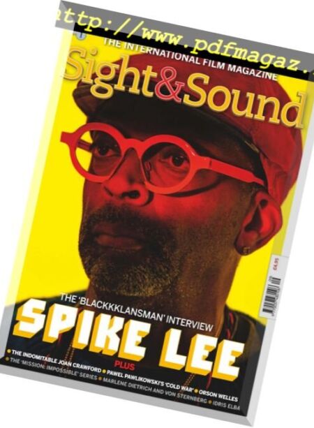 Sight & Sound – September 2018 Cover