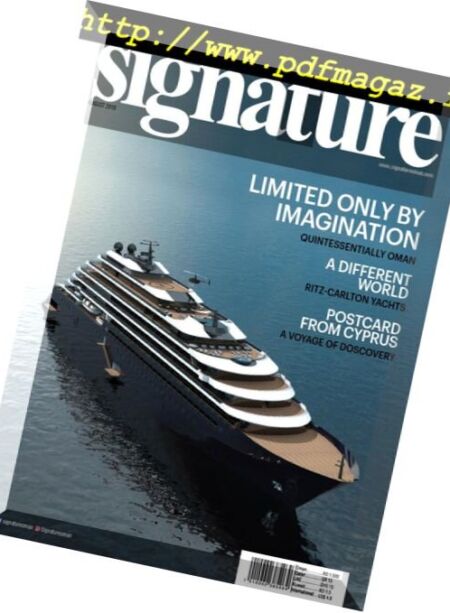 Signature – August 2018 Cover