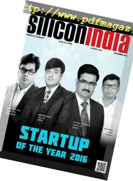 Siliconindia India Edition – October 2016 Cover
