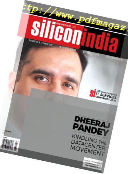 Siliconindia US Edition – November 2016 Cover