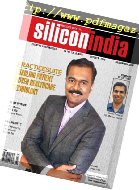 Siliconindia US Edition – October 2016 Cover