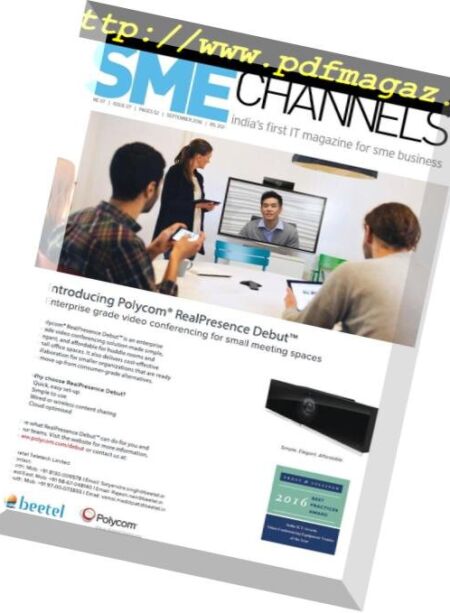 SME Channels – September 2016 Cover