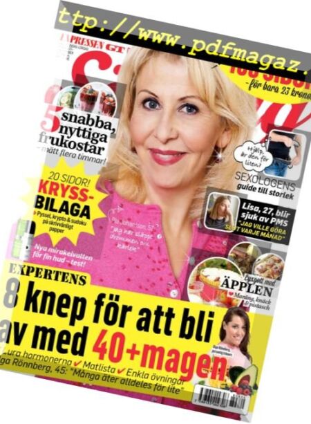SOndag – 26 augusti 2018 Cover