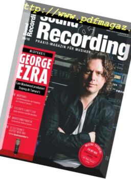 Sound & Recording – August 2018