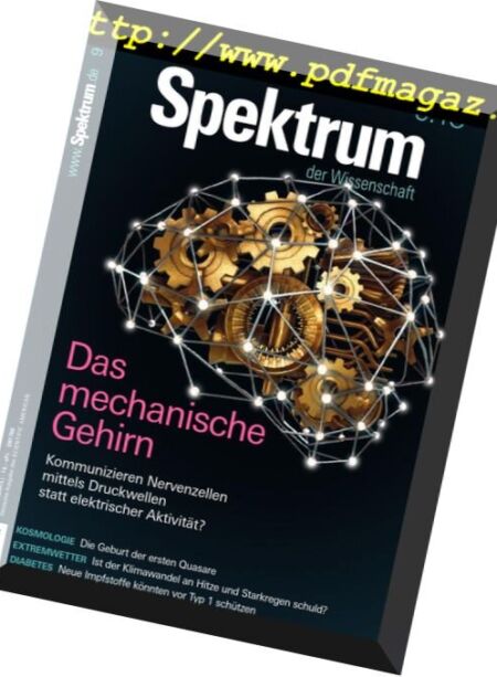 Spektrum der Wissenschaft – September 2018 Cover