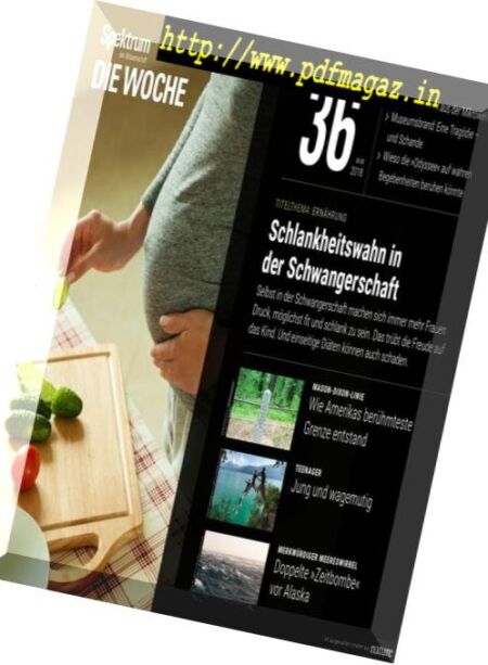 Spektrum Die Woche – 7 September 2018 Cover