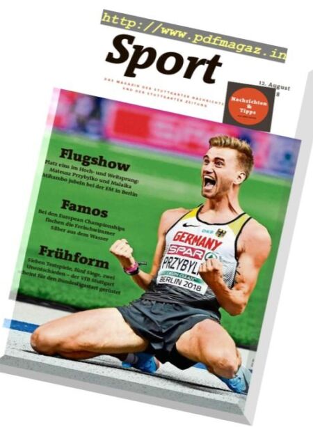 Sport Magazin – 12 August 2018 Cover