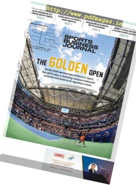 SportsBusiness Journal – 27 August 2018 Cover