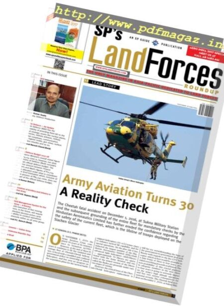 SP’s Land Forces – February 2017 Cover