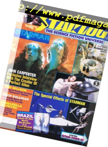 Starlog – 1985, n. 092 Cover