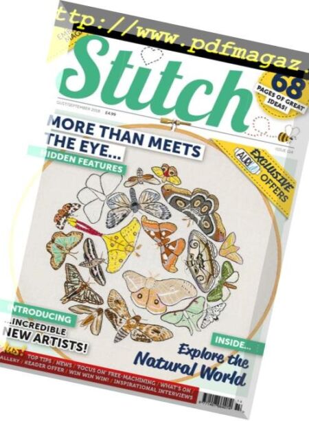 Stitch Magazine – August 2018 Cover