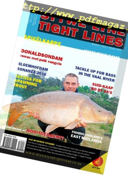 Stywe Lyne Tight Lines – July 2016 Cover