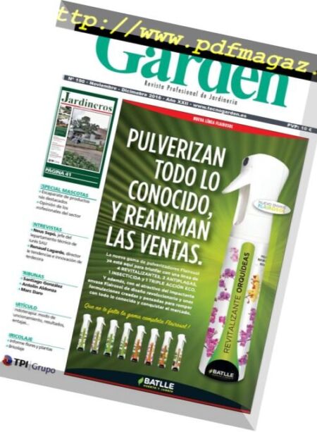 Tecnogarden – noviembre 2016 Cover