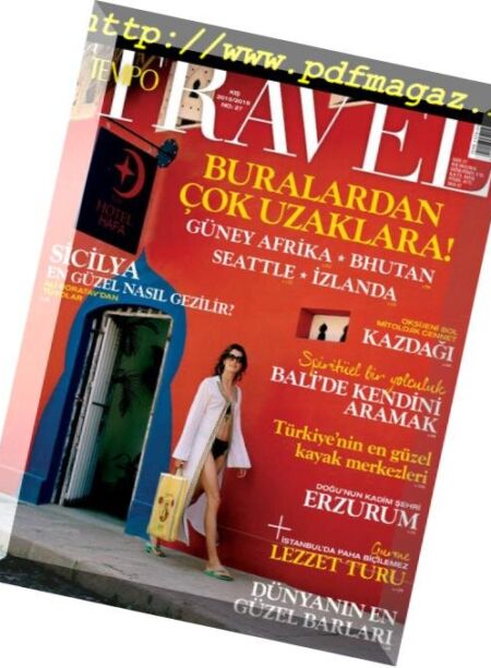 Tempo Travel – Ocak 2016 Cover