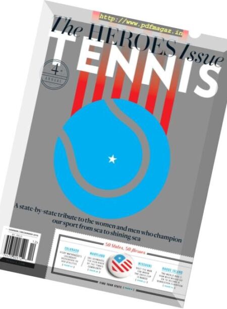 Tennis Magazine USA – November-December 2016 Cover