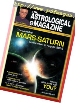 The Astrological e Magazine – March 2016