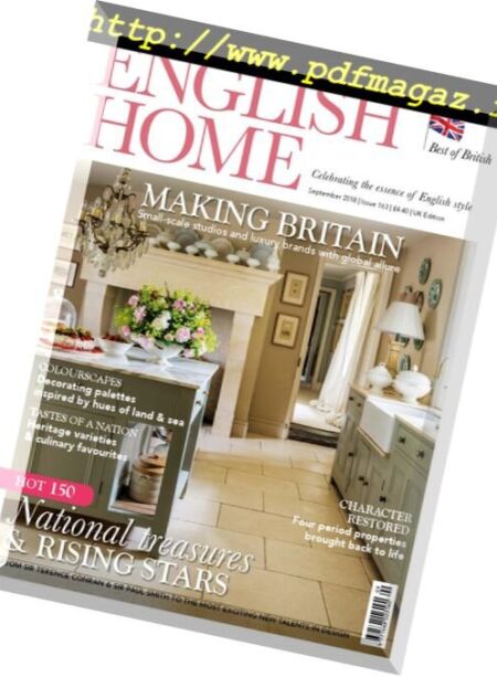 The English Home – September 2018 Cover